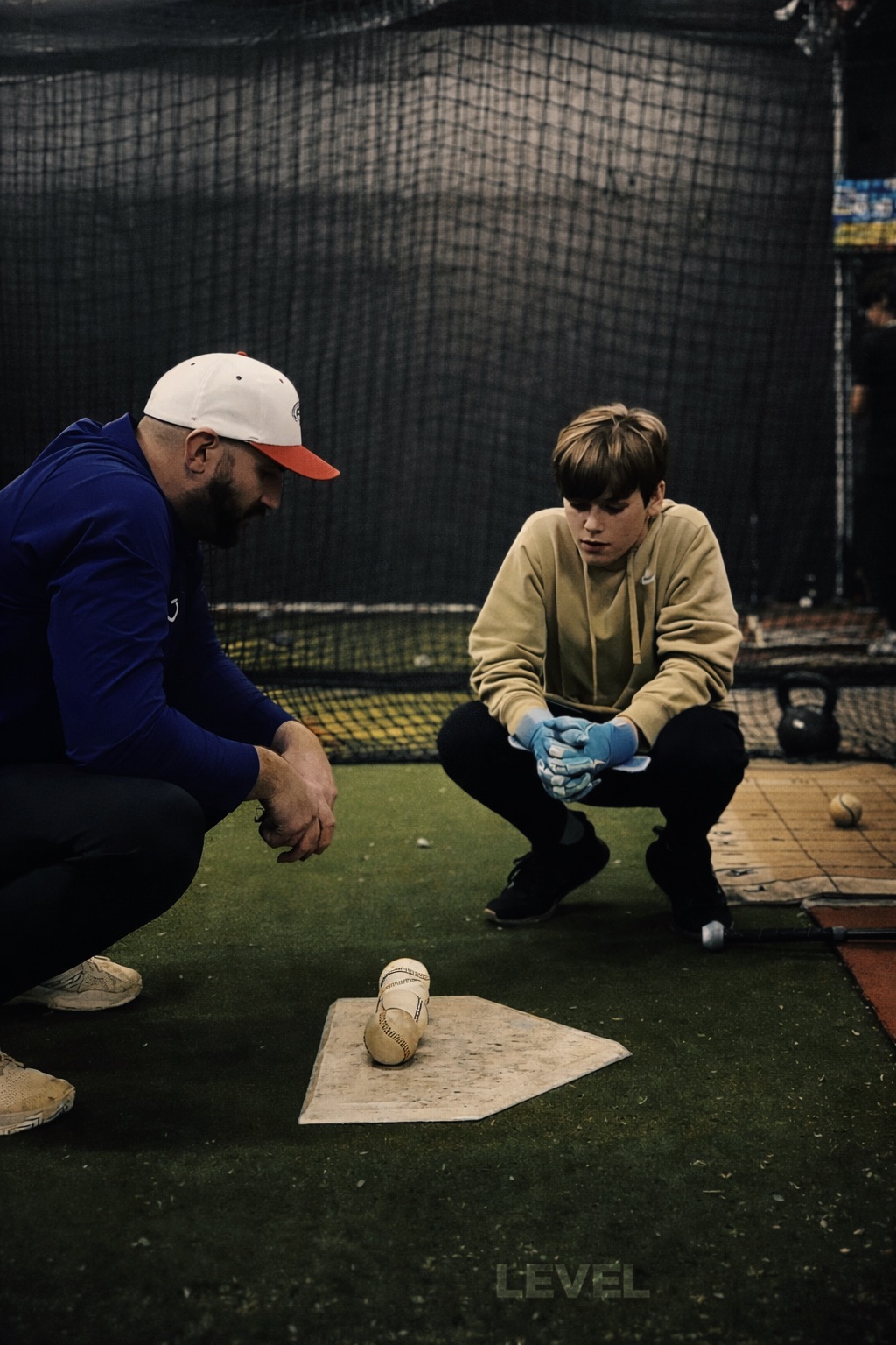 Home plate breakdown between rounds